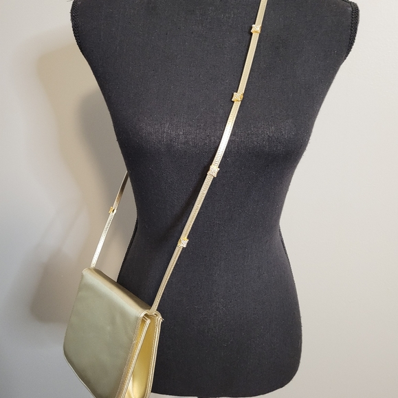Stuart Weitzman  Gold Purse - Picture 1 of 11